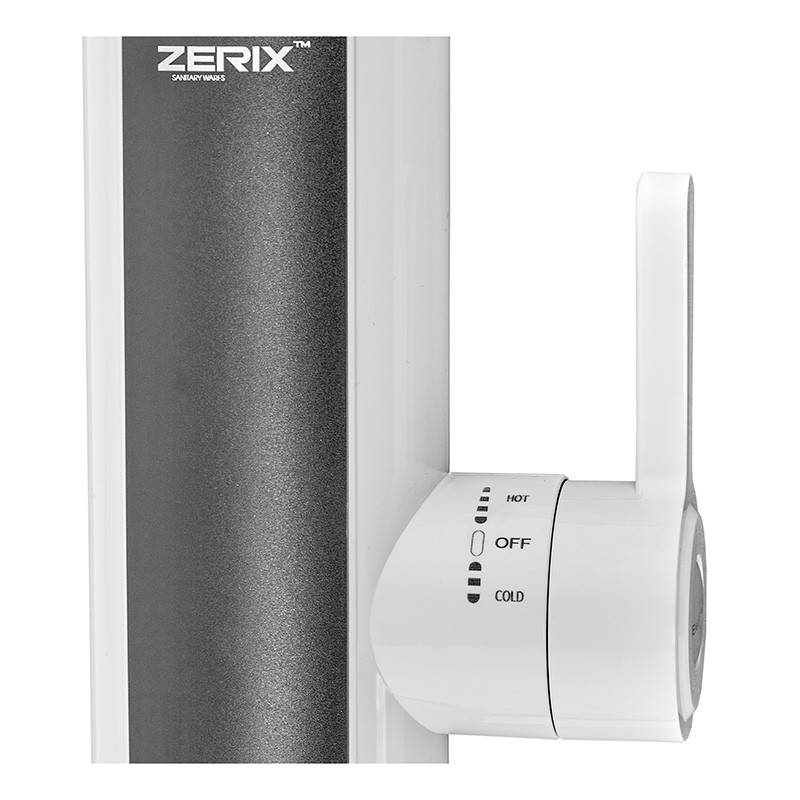 Водонагрівач 3,3 kW проточний ZERIX ELW45-EF з індик. темп., рефлекторний вилив, RESET, на мийку (ZX4776)