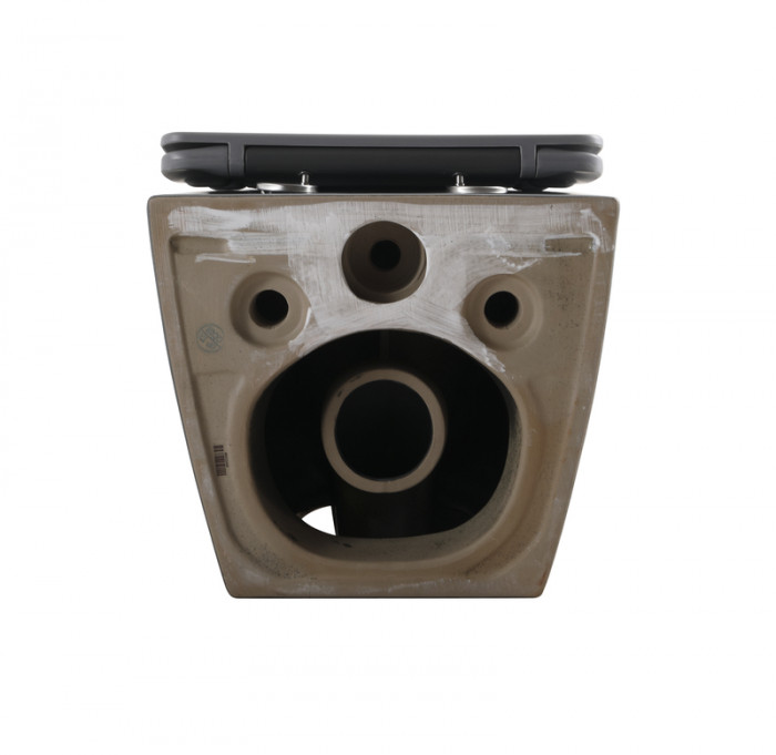 Унітаз підвісний Mixxus Premium ELLIPSE-0309-T1 GRAY 530x360x350mm система змиву TORNADO 1.0 (MP6655)