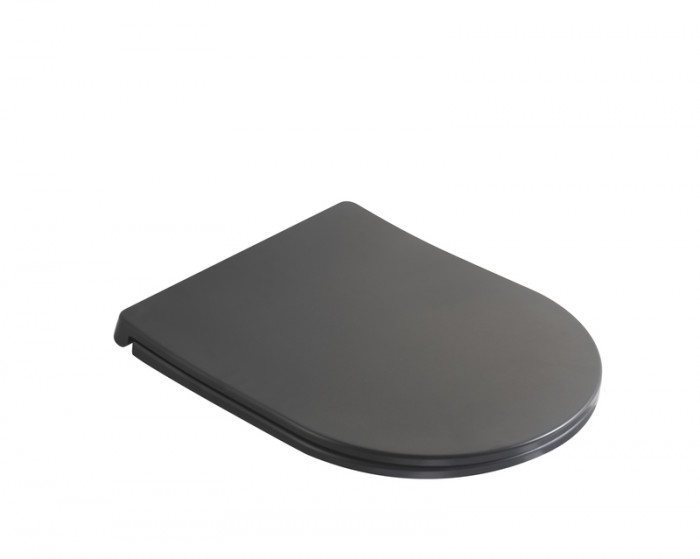 Унітаз підвісний Mixxus Premium ELLIPSE-0309-T1 GRAY 530x360x350mm система змиву TORNADO 1.0 (MP6655)