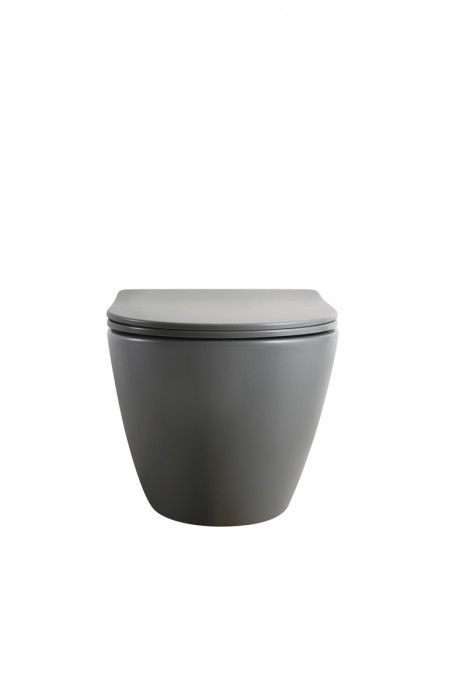 Унітаз підвісний Mixxus Premium ELLIPSE-0309-T1 GRAY 530x360x350mm система змиву TORNADO 1.0 (MP6655)