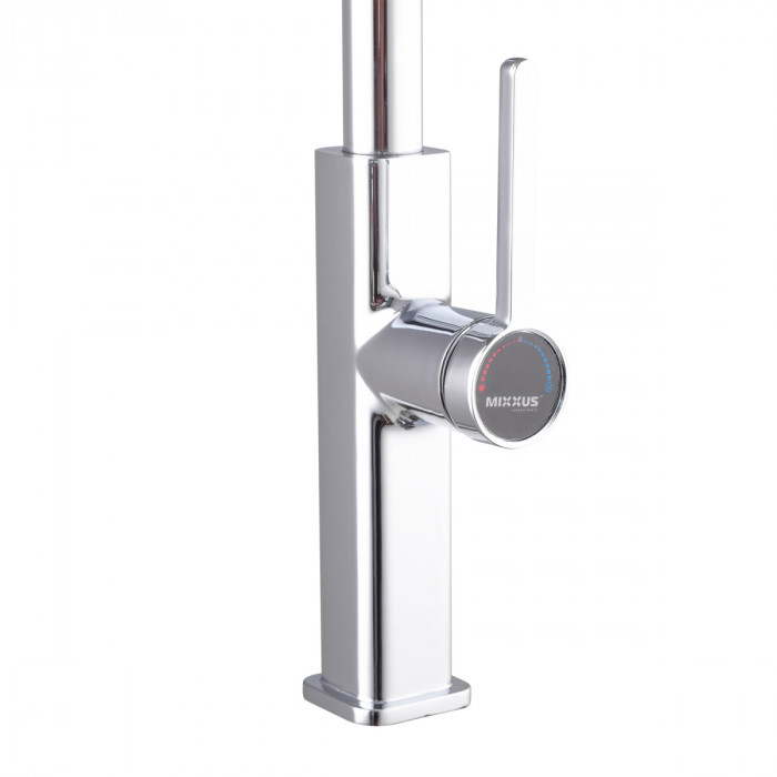 Змішувач для кухні з висувним виливом Mixxus Premium HAMMER 014 (MI6953)