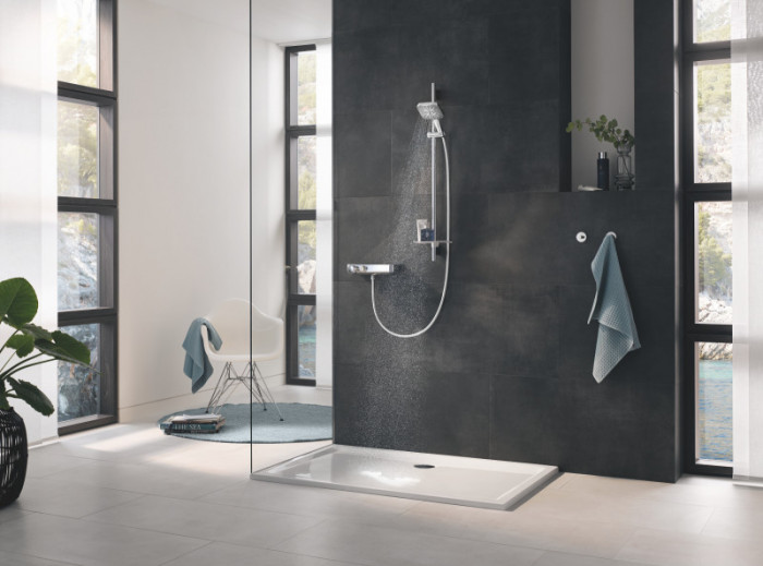 Душовий гарнітур зі штангою, 3 режими струменю Grohe Rainshower SmartActive (26586000)