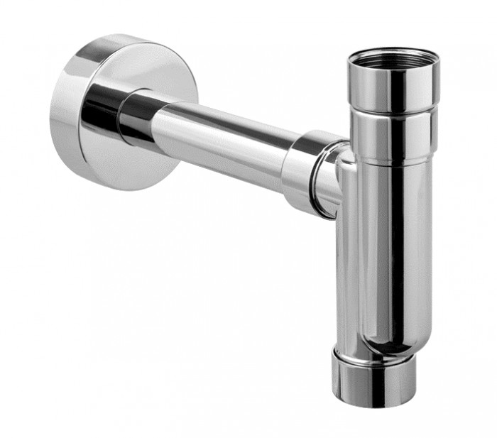 Сифон до умивальника (хром) CAT32-CB декоративний