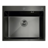 Мийка з нержавіючої сталі MIXXUS MH5843 DECOR NANO-BLACK (3.0/0.8) колір графіт (MI7042)