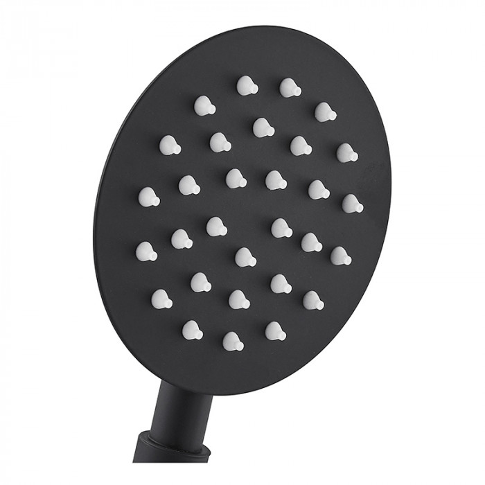 Лійка для душу Mixxus SH-01.SUS Black з нерж. сталі (MI6119)