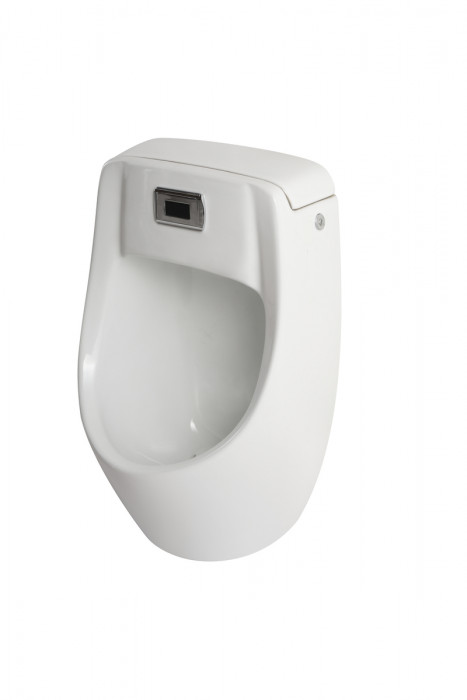 Пісуар підвісний Mixxus Premium BEVEL-1002 330x245x545mm з ІЧ-датчиком автоматичного змиву (MP6662)