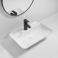Раковина накладна MIXXUS PREMIUM BEVEL-0203 600х405х120mm (отвір під змішувач) (MP6513)