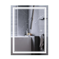 Дзеркало MIXXUS PREMIUM QUADRO MR20-80x60-REVERSE з LED Touch, Anti-fog, димером, рег. яскравості (MP6619)