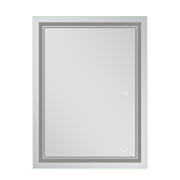 Дзеркало MIXXUS PREMIUM QUADRO MR20-80x60-REVERSE з LED Touch, Anti-fog, димером, рег. яскравості (MP6619)
