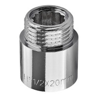 Подовжувач Europroduct EP.E020.Chr - 1/2"MF-20мм хром (EP6123)