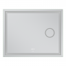 Дзеркало MIXXUS PREMIUM QUADRO MR20-100x80 з LED Touch, Anti-fog, димером, рег. яскравості, лінзою (MP6623)
