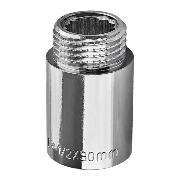 Подовжувач Europroduct EP.E030.Chr - 1/2"MF-30мм хром (EP6125)