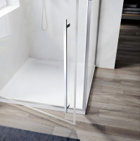 Душова кабіна без піддону Koer SR SC08-90x90x200-TR-01 прозоре скло Easy Clean 6мм, хром (KR5371)