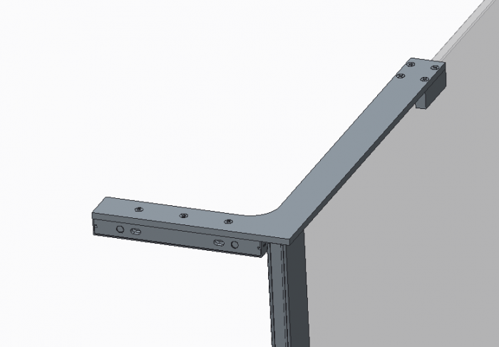 Душова перегородка Koer SR SP02-100x200-TR-07 Walk-In прозоре скло Easy Clean 8мм, графіт (KR5397)