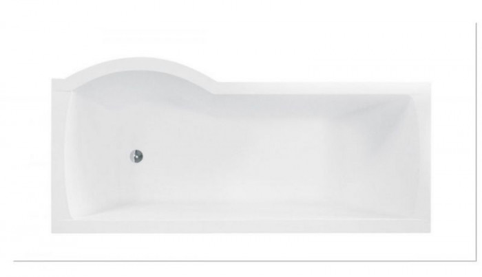 Ванна акрилова INSPIRO 170х70 Ліва (соло) без ніг