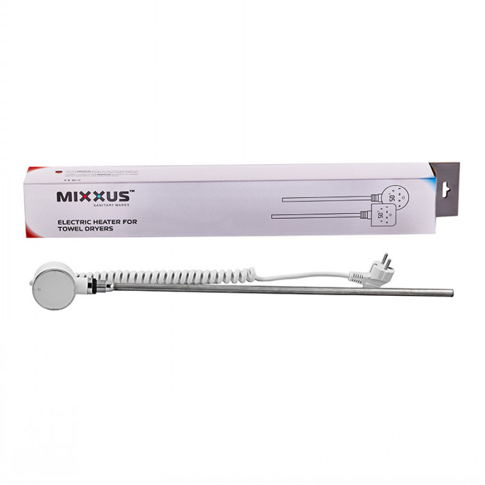 ТЕН електричний Mixxus TEH-0109 WHITE для сушарок рушників 900W (колір білий) (MI6627)