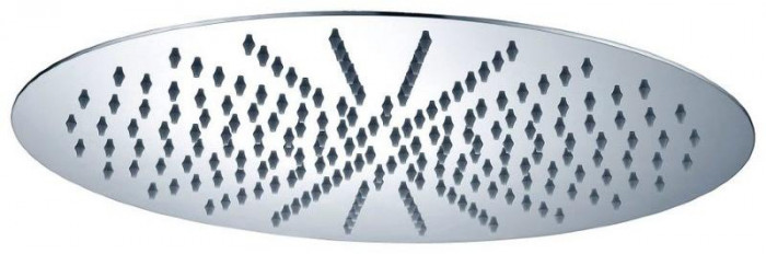 Верхній душ IMPRESE Ø 400 мм, тонкий 2 мм, колір сталь S400SS2