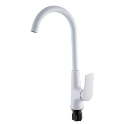 Змішувач для кухні Plamix Lucas-011 SET White з підведенням (PM0714)