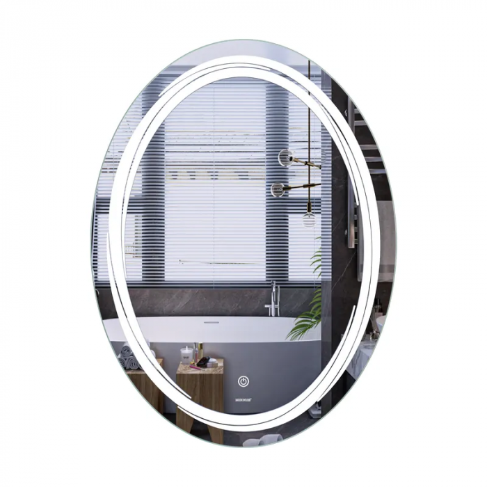 Дзеркало Mixxus Premium WAVE MV04-60x80 з Led Touch, Anti-fog, димером (3-6,5kK) (MP6636)