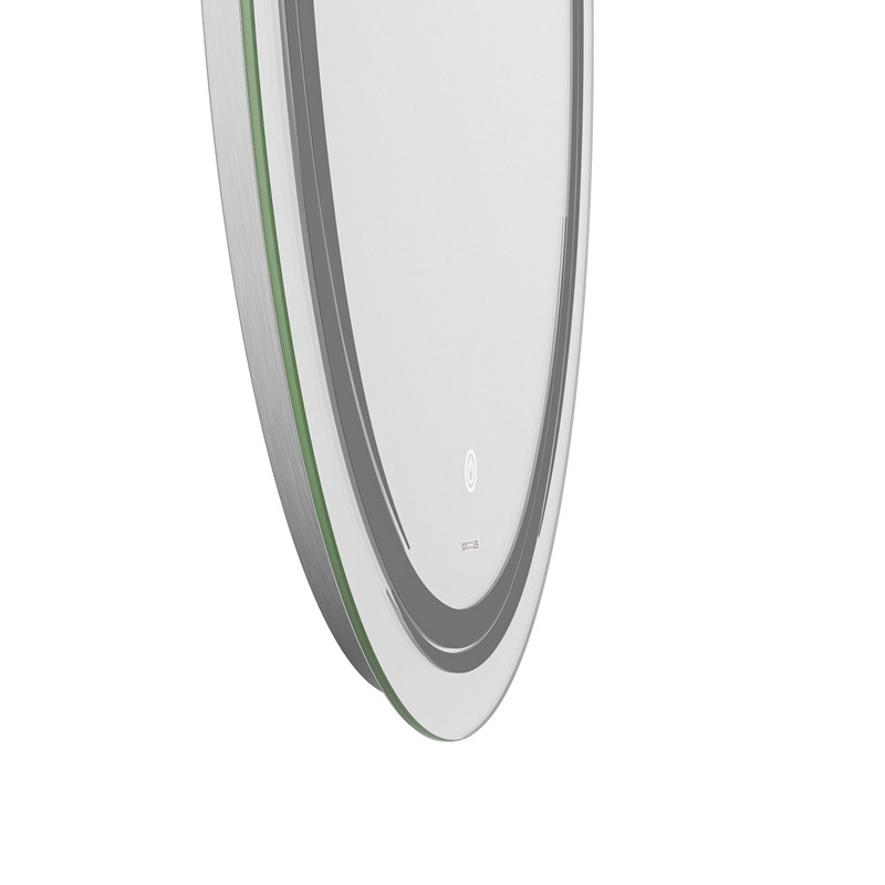 Дзеркало MIXXUS PREMIUM WAVE MV04-60x80 з LED Touch, Anti-fog, димером (3-6,5kK) (MP6636)