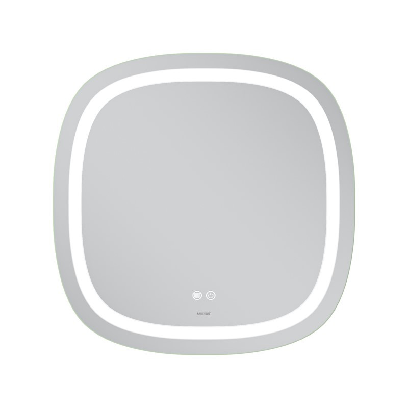 Дзеркало MIXXUS PREMIUM DIVERSE MR16-70x70 з LED Touch, Anti-fog, димером (3-6,5kK) (MP6640)
