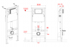 Комплект: MIXXUS PREMIUM ELLIPSE-SET-2101 Унітаз система змиву TORNADO 3.0+ Інсталяція KOER KT-0404 + панель KT-0604-03 WHITE (MP6667)