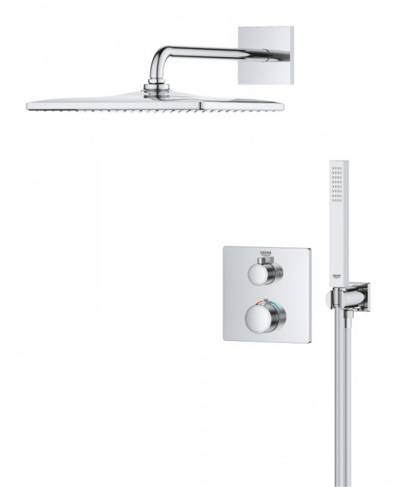 Душова система прихованого монтажу з термостатом Grohe Grohtherm (34870000)