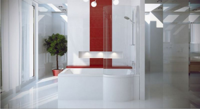 Ванна акриловая INSPIRO 170х70 Правая (соло) без ног