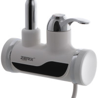 Водонагрівач настінний 3,3 kW проточний ZERIX ELW02-EFWP з індик. темп., рефлекторний вилив, ПЗВ (ZX2806)