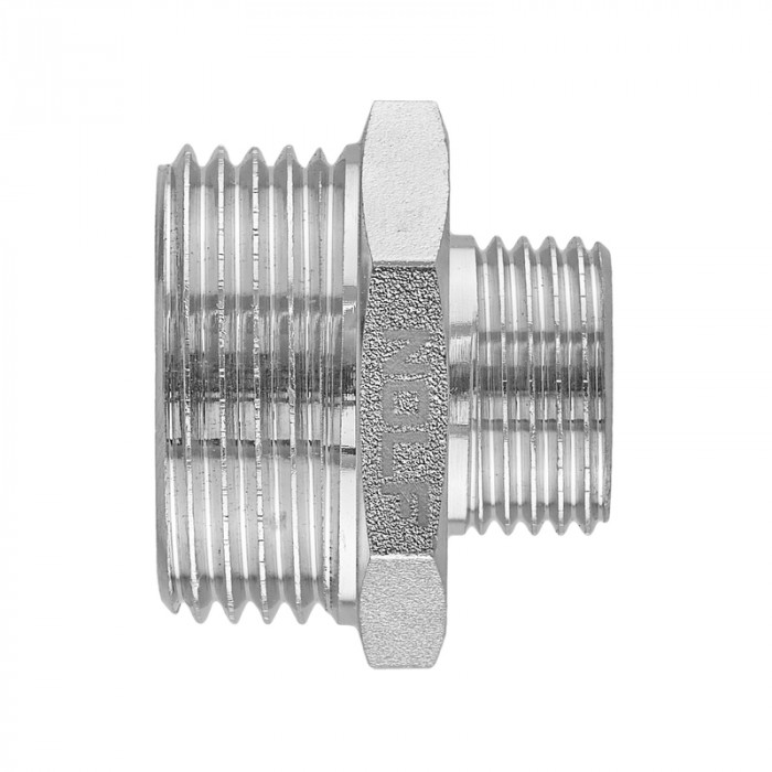 Ніпель редукційний Nolf NFC.N0610-N-1"x1/2'' нікельований (NF3084)