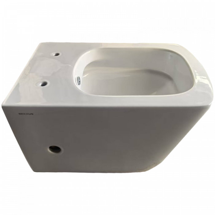 Унітаз-біде підвісний Mixxus Premium QUADRO-1301-R 510x350x345mm система змиву RIMLESS (MP6658)