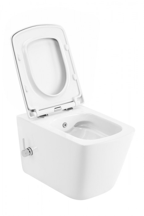 Унітаз-біде підвісний Mixxus Premium QUADRO-1301-R 510x350x345mm система змиву RIMLESS (MP6658)