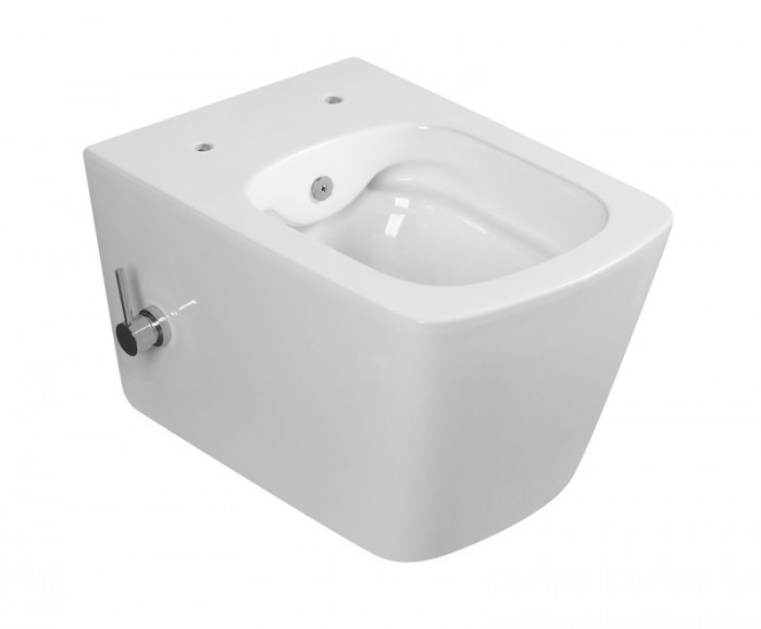 Унітаз-біде підвісний Mixxus Premium QUADRO-1301-R 510x350x345mm система змиву RIMLESS (MP6658)