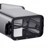 Відро для сміття з плавним закриттям прямокутне MIXXUS PREMIUM QUADRO-TC0105 SS COLOR 5л (колір нержавійка) (MI7062)
