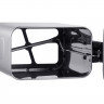 Відро для сміття з плавним закриттям прямокутне MIXXUS PREMIUM QUADRO-TC0105 SS COLOR 5л (колір нержавійка) (MI7062)