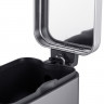 Відро для сміття з плавним закриттям прямокутне MIXXUS PREMIUM QUADRO-TC0105 SS COLOR 5л (колір нержавійка) (MI7062)