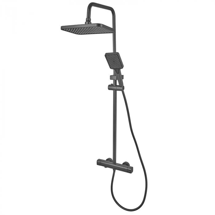 Душова колона зі змішувачем з алюмінію CHAMPION PBC-009-J GRAPHITE, 3 режими (CH6548)