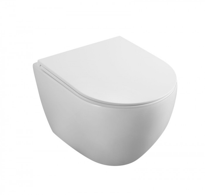 MIXXUS PREMIUM ELLIPSE-SET-2101 Комплект: Унітаз система змиву TORNADO 3.0+ Інсталяція з панеллю змиву WHITE (MP6667)