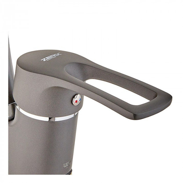 Змішувач для кухні Zerix YUB 181 GREY (ZX0716)