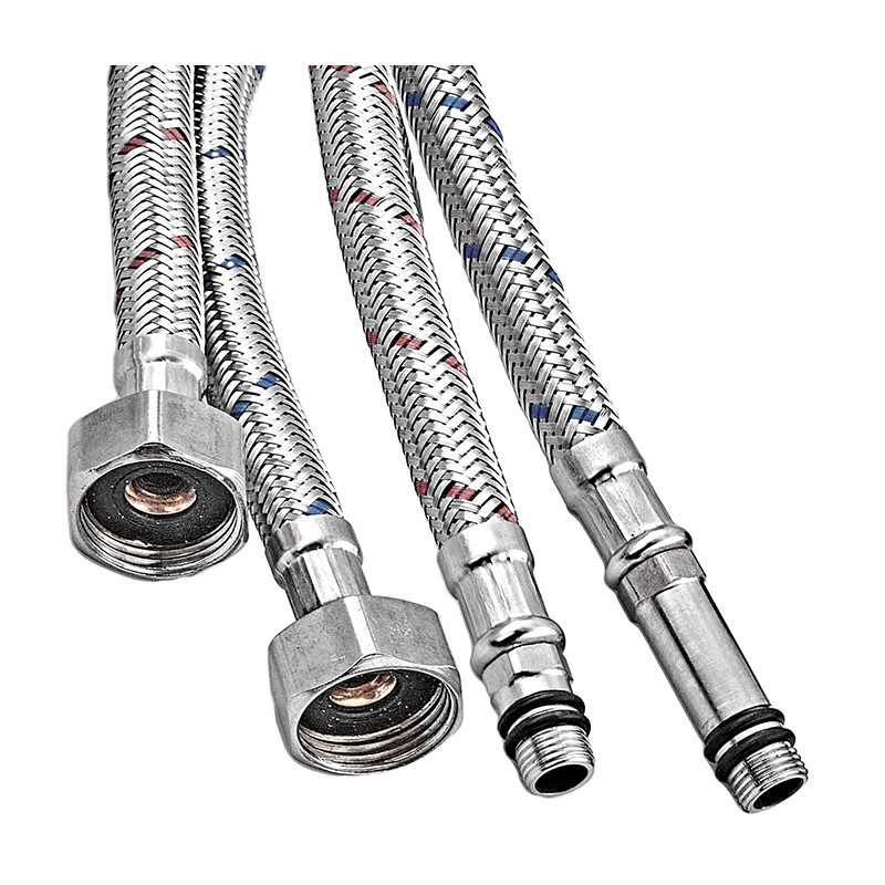 Гнучке підведення Champion FH-01-F1/2"xM10-80 нержавійка (пара) (AC0670)