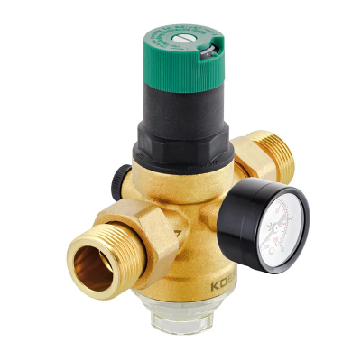 Редуктор тиску з фільтром тонким очищенням та манометром Koer KR.1243 - 1&quot; (KR3189)