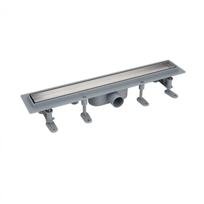 Душовий трап MIXXUS DRAIN-06-80 з пласт. основою і накладкою із нерж. сталі 70x800мм (MI6525)