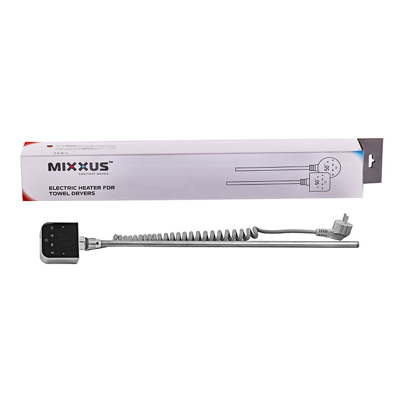 ТЕН електричний Mixxus TEH-0209 CHROME для сушарок рушників 900W (колір хром) (MI6636)