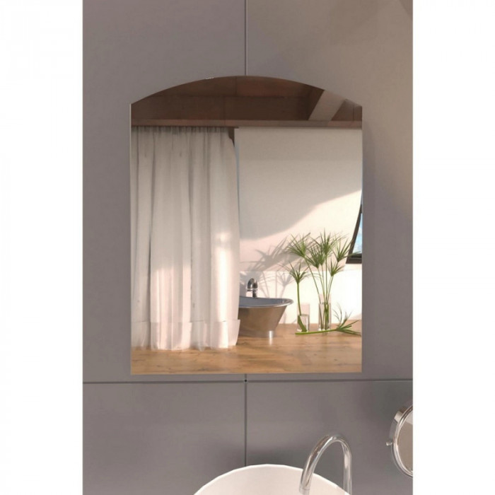 Дзеркало настінне Zerix ALIVE MRZ01-60x80 прямокутне з дугоподібним верxом (ZX5618)