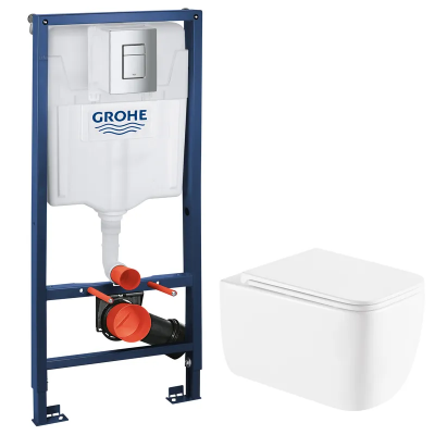 Комплект Grohe Set Унітаз DIVERSE-0301-T1 + Інсталяція Grohe Rapid SL 38772001 (38772001DIVERS0301T1)