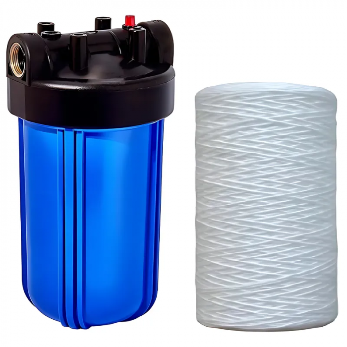 Колба фільтру для холодної води Koer KV-29-1 ВВ10 (колба, картридж PPR нитка) 8 атмосфер 1" (KR5447)