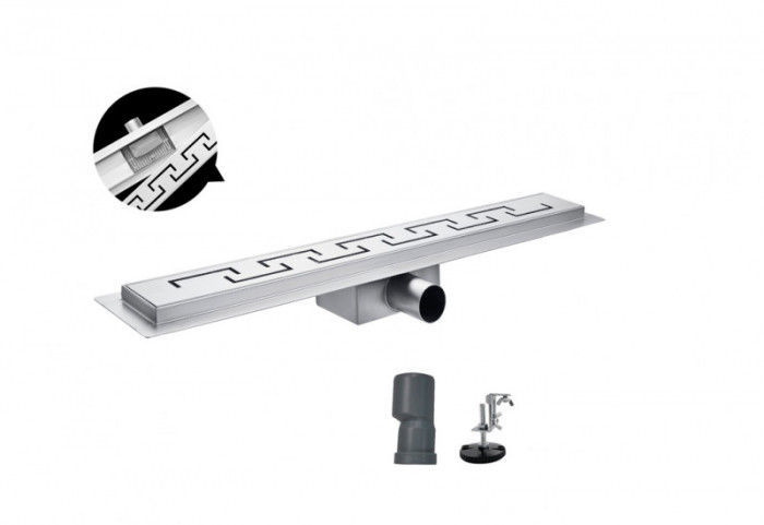 Душовий трап з нержавіючої сталі SUS304 Koer FD04-70x600 (AC0705)