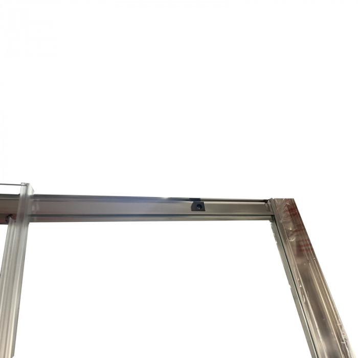 Душова кабіна без піддону Koer SR SC04-100x100x195-TR-01 прозоре скло Easy Clean 5мм, хром (KR5361)