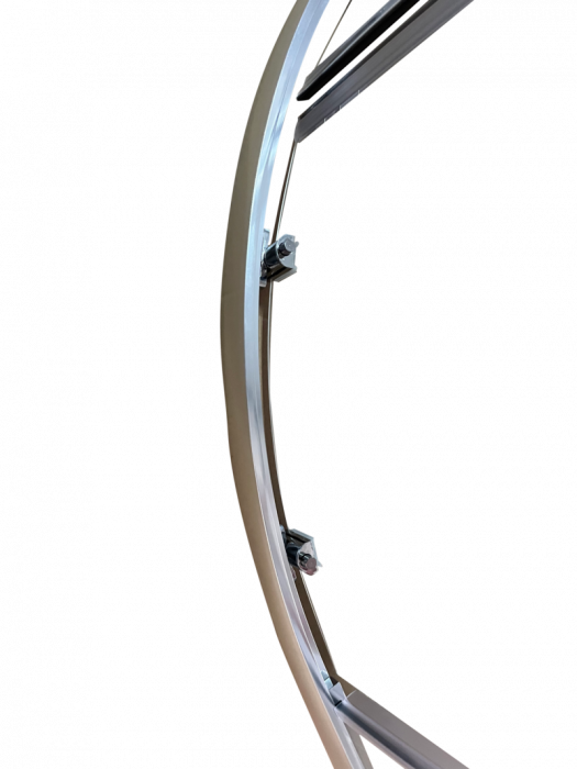 Душова кабіна без піддону Koer SR SC04-100x100x195-TR-01 прозоре скло Easy Clean 5мм, хром (KR5361)