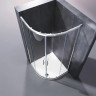 Душова кабіна без піддону Koer SR SC04-100x100x195-TR-01 прозоре скло Easy Clean 5мм, хром (KR5361)